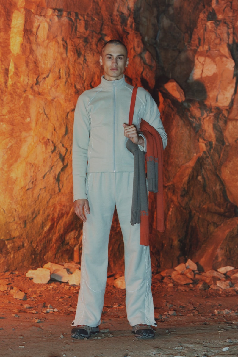 Robyn Lynch channels nostalgia and sustainability in new Columbia up-cycling project London fashion week newgen 