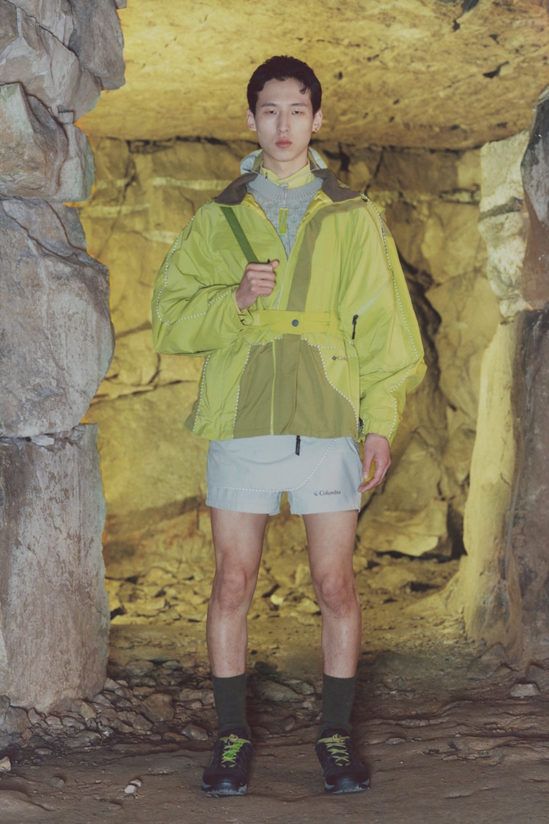 Robyn Lynch channels nostalgia and sustainability in new Columbia up-cycling project London fashion week newgen 