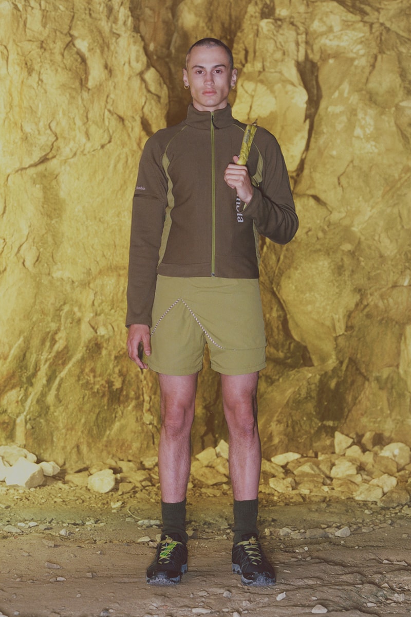 Robyn Lynch channels nostalgia and sustainability in new Columbia up-cycling project London fashion week newgen 