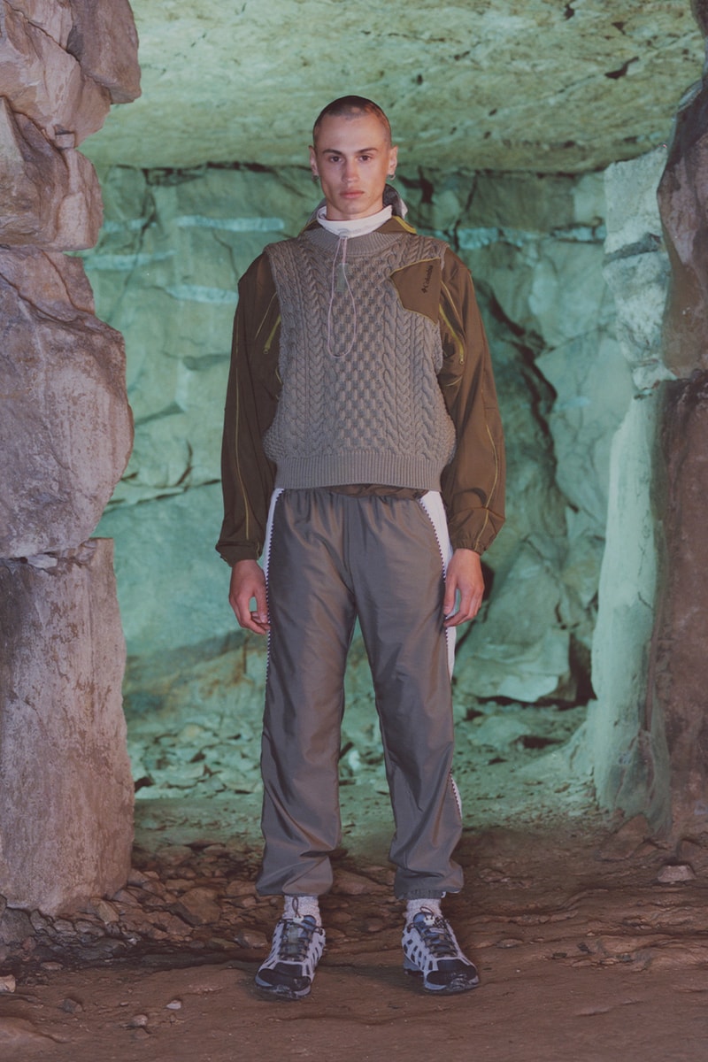 Robyn Lynch channels nostalgia and sustainability in new Columbia up-cycling project London fashion week newgen 