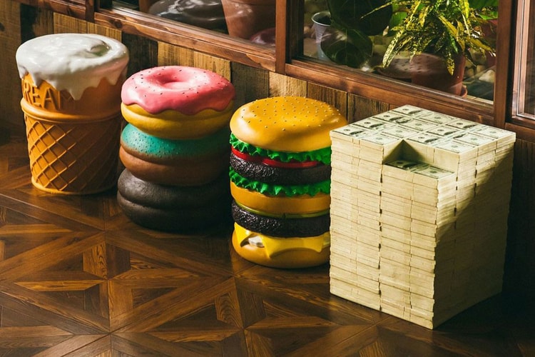 Rotary Hero US Dollar, Ice Cream, Hamburger and Donuts Stools Are Must-Have Decorations