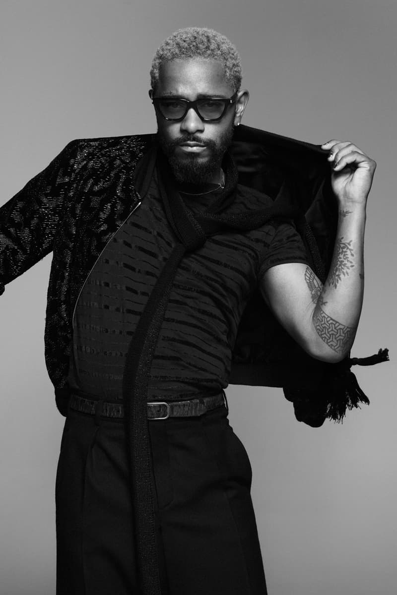 Saint Laurent Fall/Winter 2021 Collection Lookbook Anthony Vaccarello David Sims Lakeith Stanfield Romeo Beckham Dylan Robert FW21 Campaign Luxury Designer Fashion Menswear