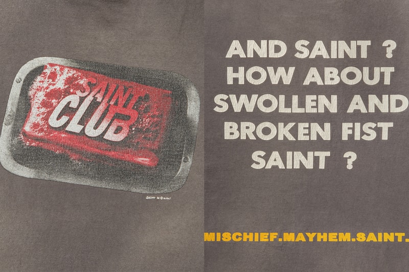 © SAINT M ×××××× michael HBX Exclusive T-Shirt Release Info Buy Price Yuta Hosokawa Cali Thornhill Dewitt