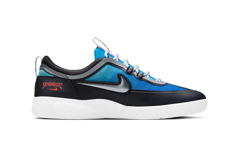 SAMBORGHINI nike sb skateboarding nyjah huston free 2 light photo blue game royal crimson metallic silver white DC9104 400 official release date info photos price store list buying guide