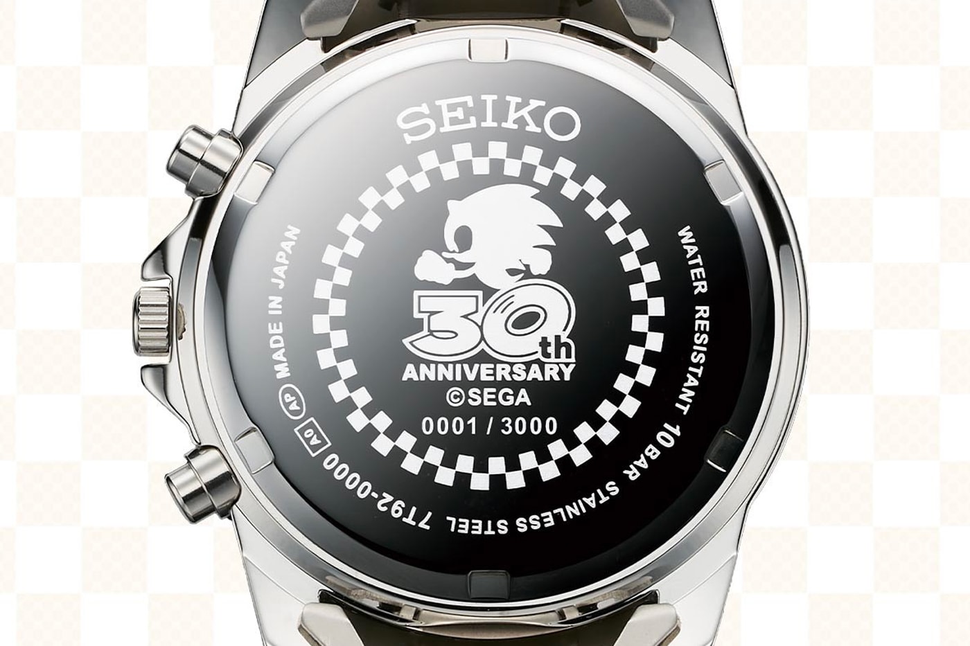 Seiko Sonic the Hedgehog 30th anniversary watch release Japan cartoons SEGA watches accessories quartz 