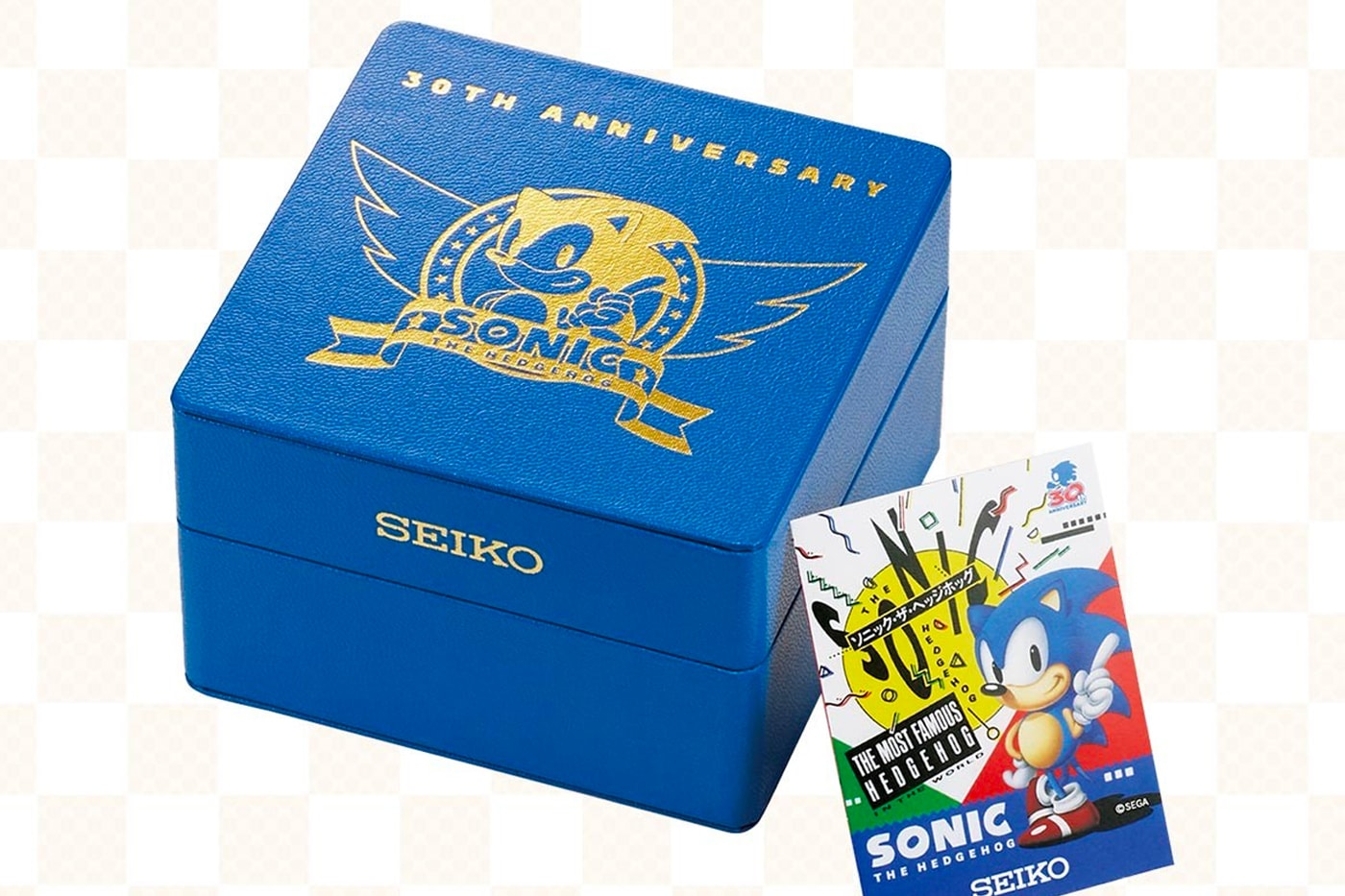 Seiko Sonic the Hedgehog 30th anniversary watch release Japan cartoons SEGA watches accessories quartz 