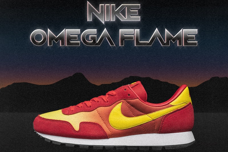 size nike sportswear omega flame sneaker red yellow official release date info photos price store list buying guide