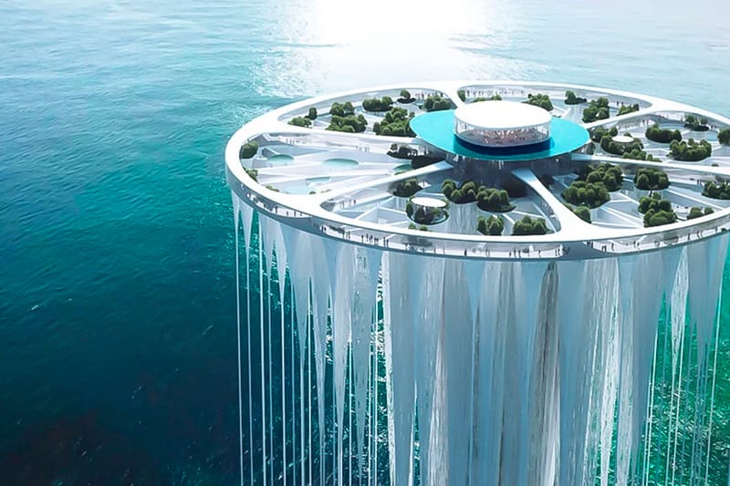 Sou Fujimoto Designs a Ethereal Tower of 99 Floating Islands