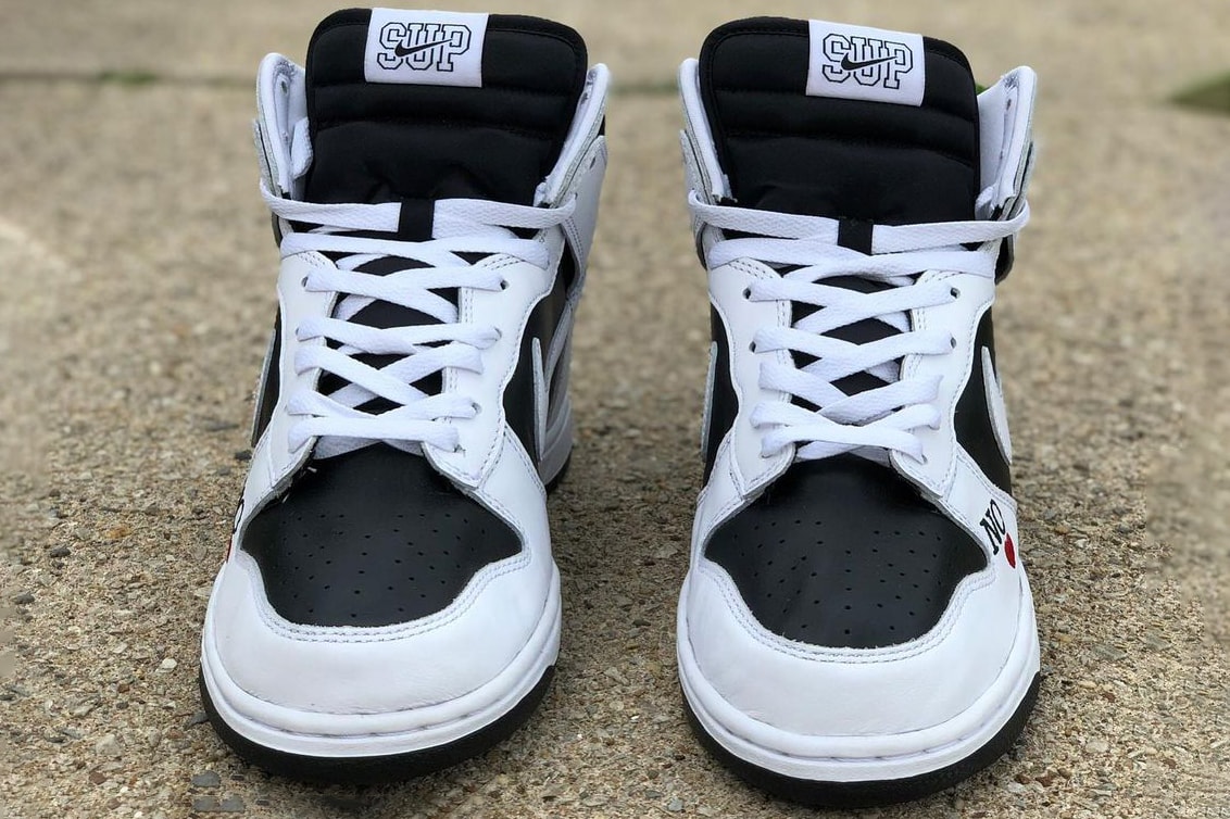 Nike 5 Retro Supreme Black - Black - Hi-Top Sneakers