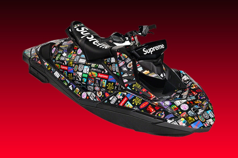 Supreme Sea-Doo Spark TRIXX Friends and Family Release Rumor hypebeast water sports resale stickers streetwear drops box logo