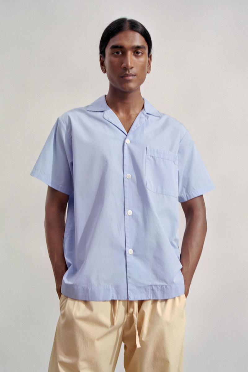 Tekla Short-Sleeved Sleepwear Luxury Night Time Bed Wears Men Women Unisex Copenhagen Summer Clothes What to Wear 