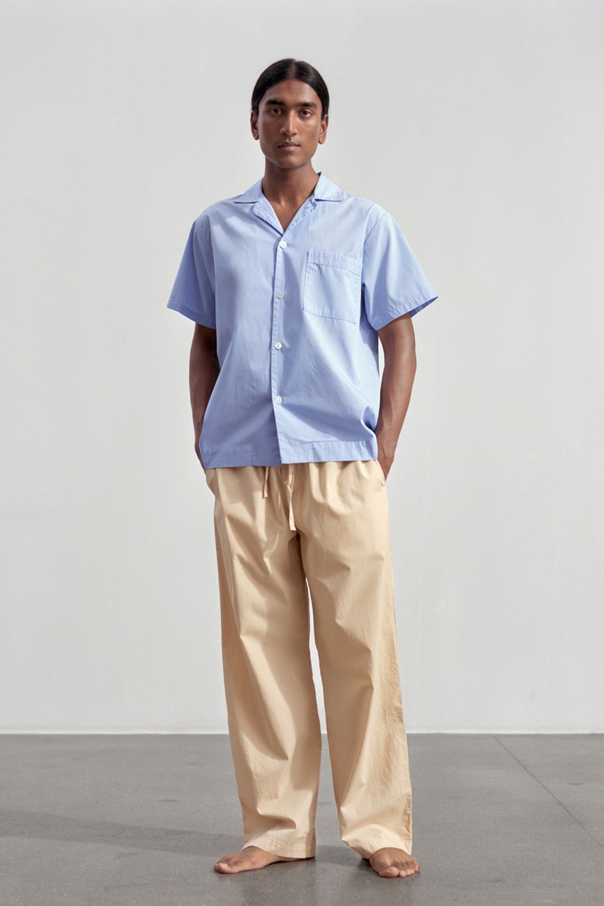 Tekla Short-Sleeved Sleepwear Luxury Night Time Bed Wears Men Women Unisex Copenhagen Summer Clothes What to Wear 