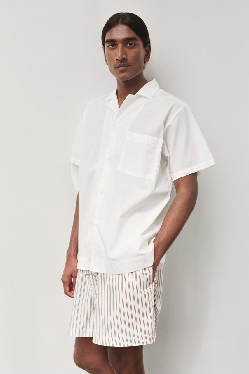 Tekla Short-Sleeved Sleepwear Luxury Night Time Bed Wears Men Women Unisex Copenhagen Summer Clothes What to Wear 