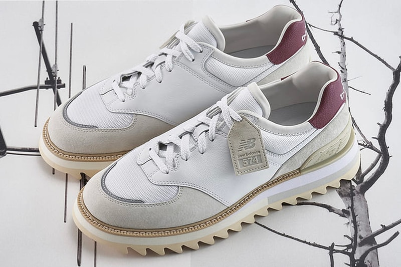 New Balance Tokyo Design Studio navy burgundy TDS 574 release HBX Japan Vibram Ripple Sole Sneakers kicks trainers classic 