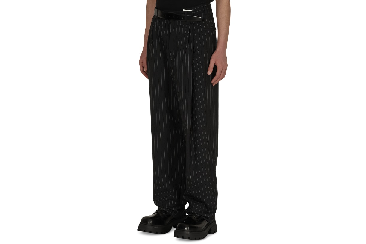 Best Trousers Summer 2021 What to Wear Hot Weather Breezy Wide Leg Floaty Bottoms Pants Bell Bottom Our Legacy Homme Plisse Issey Miyake Designer High Street COS Eckhaus Latta Stone Island Nedews Independent London Brands Acne Studios Eye LOEWE Nature Uniqlo Nike ACG Cottweiler Reebok Luca Magliano