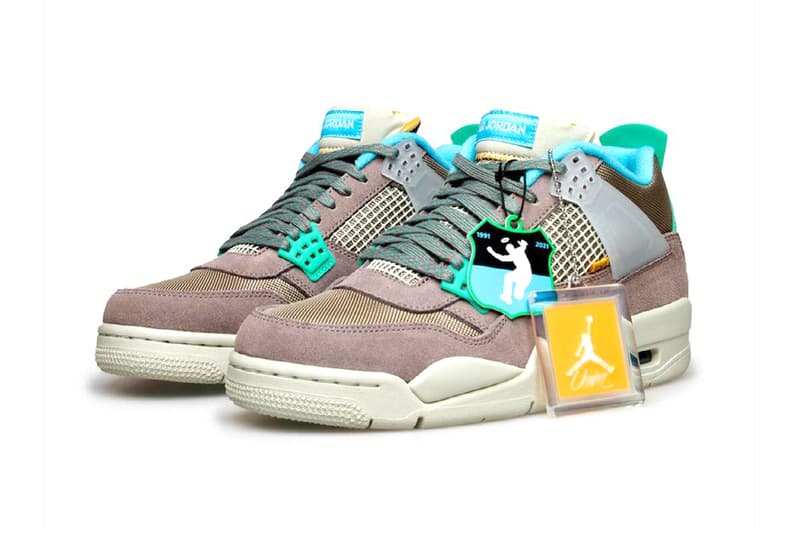 union air jordan 4 tent and trail desert moss taupe haze la raffle online release info date store list buying guide photos price 