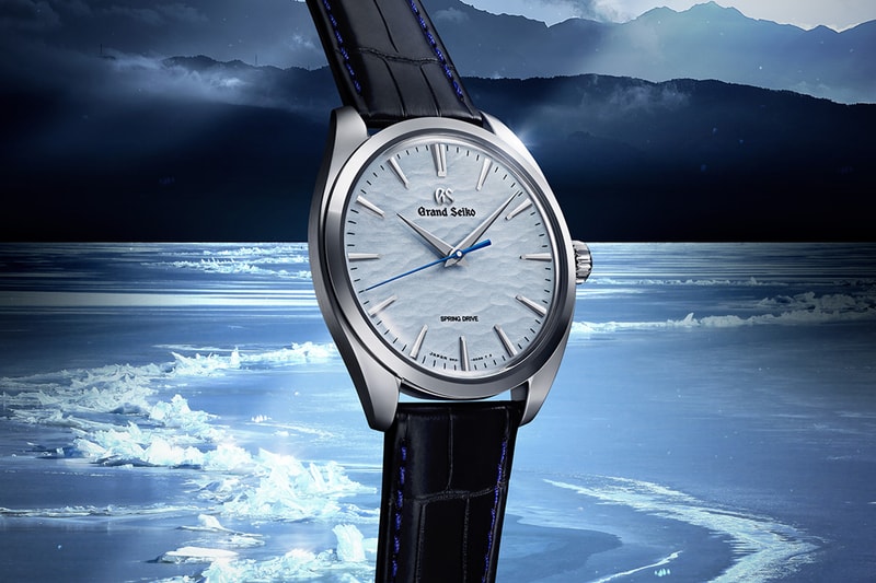 Stamped Dial Texture Reflects The Ice Ridges Found on Lake Suwa