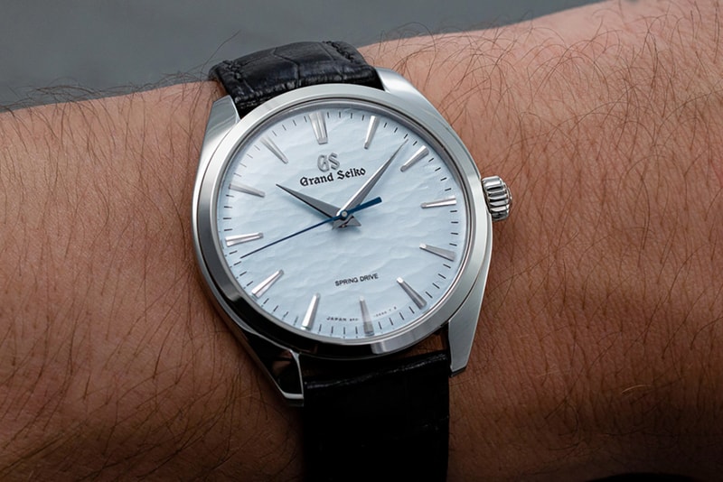 Stamped Dial Texture Reflects The Ice Ridges Found on Lake Suwa