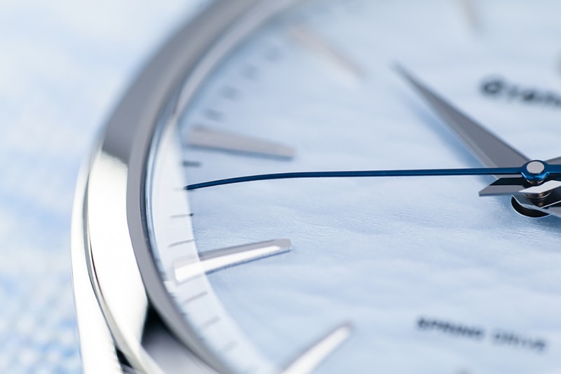 Stamped Dial Texture Reflects The Ice Ridges Found on Lake Suwa