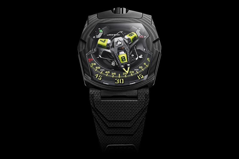 URWERK's Wandering Hour Satellites Get a Luminous Makeover For UR-220 SL Asimov