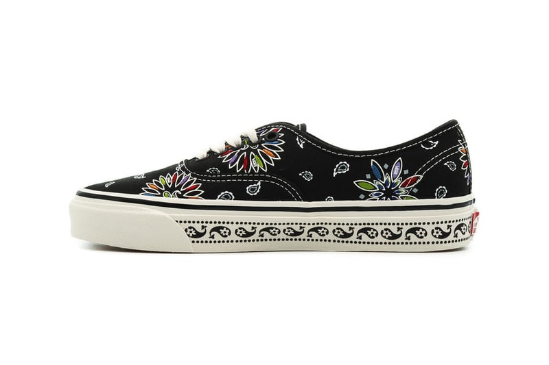 Vans Paisley Pack Old Skool Authentic Black VN0A54F39GG1 VN0A54F29GG1 Skateboarding California OG Footwear Shoe Sneaker Drop Date Release Information AFEW Store