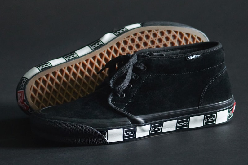vault by vans chukka lx of the trilogy tapes grape leaf green black logo details release information palace