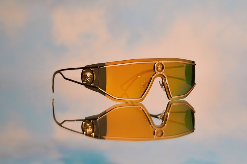 ss21 men's sunglasses shades medusa gold eyewear