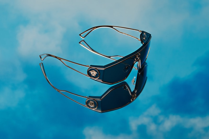 ss21 men's sunglasses shades medusa gold eyewear