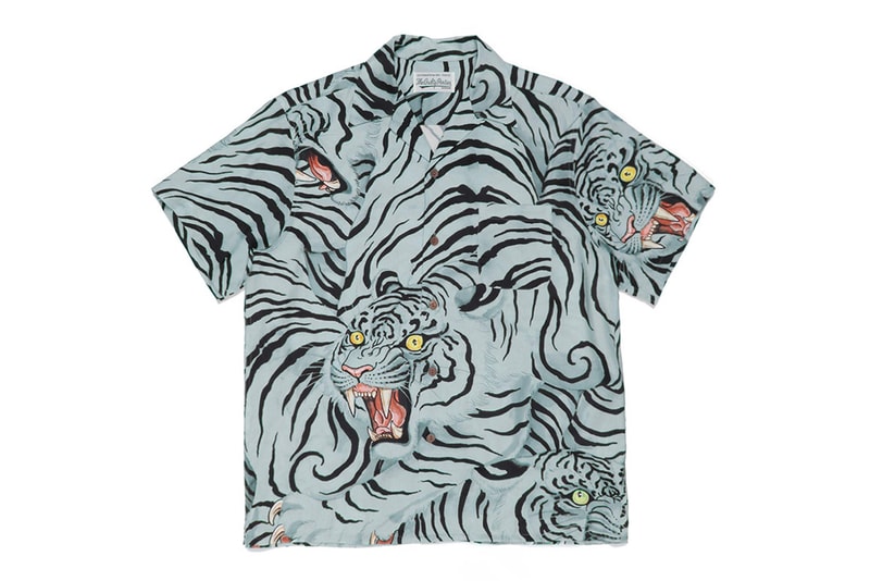 WACKO MARIA Collaborates Tattoo Artist Tim Lehi Spring Summer 2021 Tokyo Paradise Ed Hardy Hawaiian shirts shorts black heart