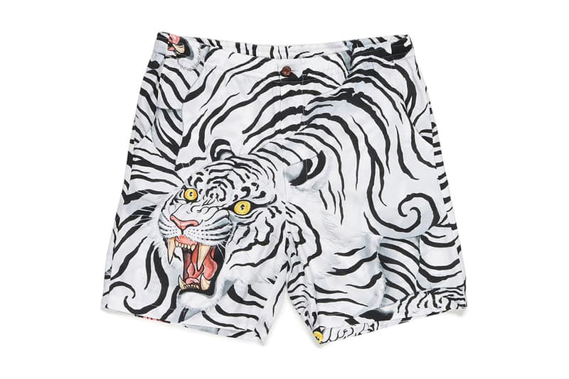 WACKO MARIA Collaborates Tattoo Artist Tim Lehi Spring Summer 2021 Tokyo Paradise Ed Hardy Hawaiian shirts shorts black heart