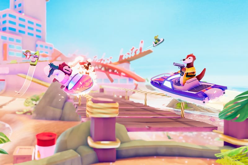 World's First "Skateboating" Game Pays Homage to '80s Miami Vice