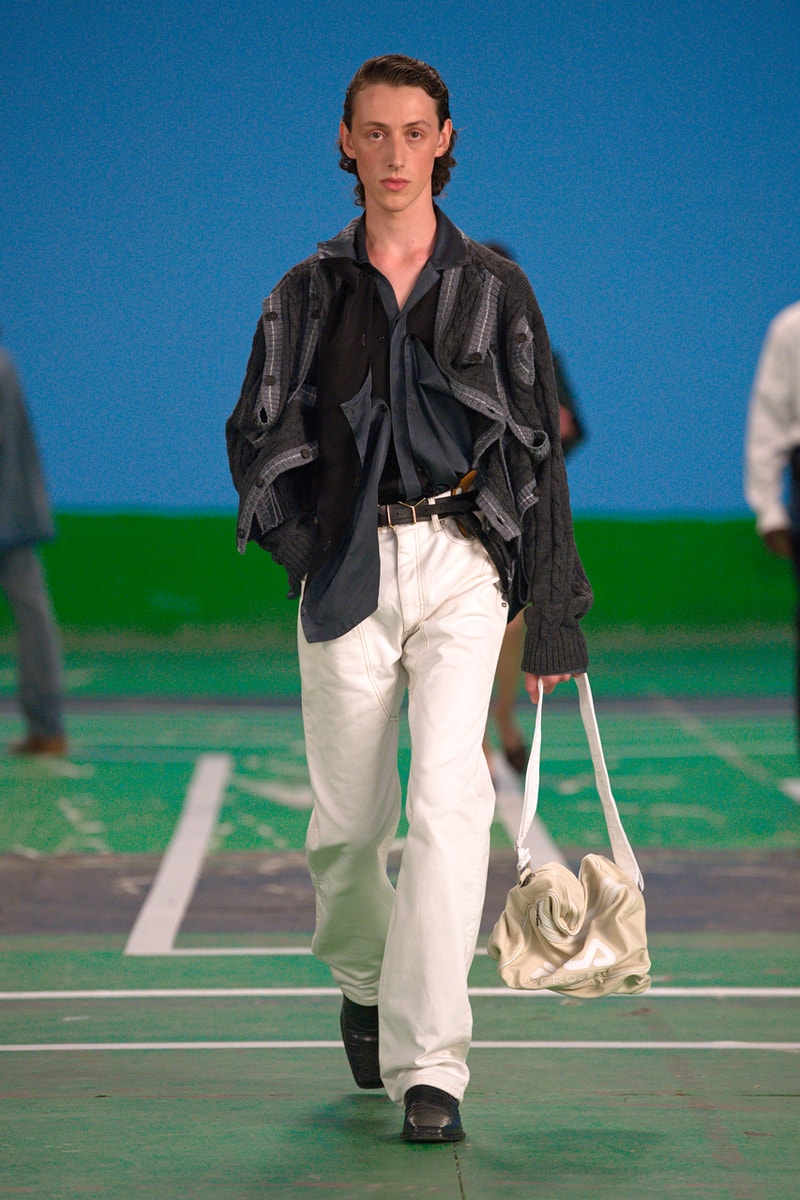 Y/Project Spring/Summer 2022 x Fila Collaboration Glenn Martens Anniversary Collection Capsule Runway Looks Lookbook Sneakers Shoe Partnership
