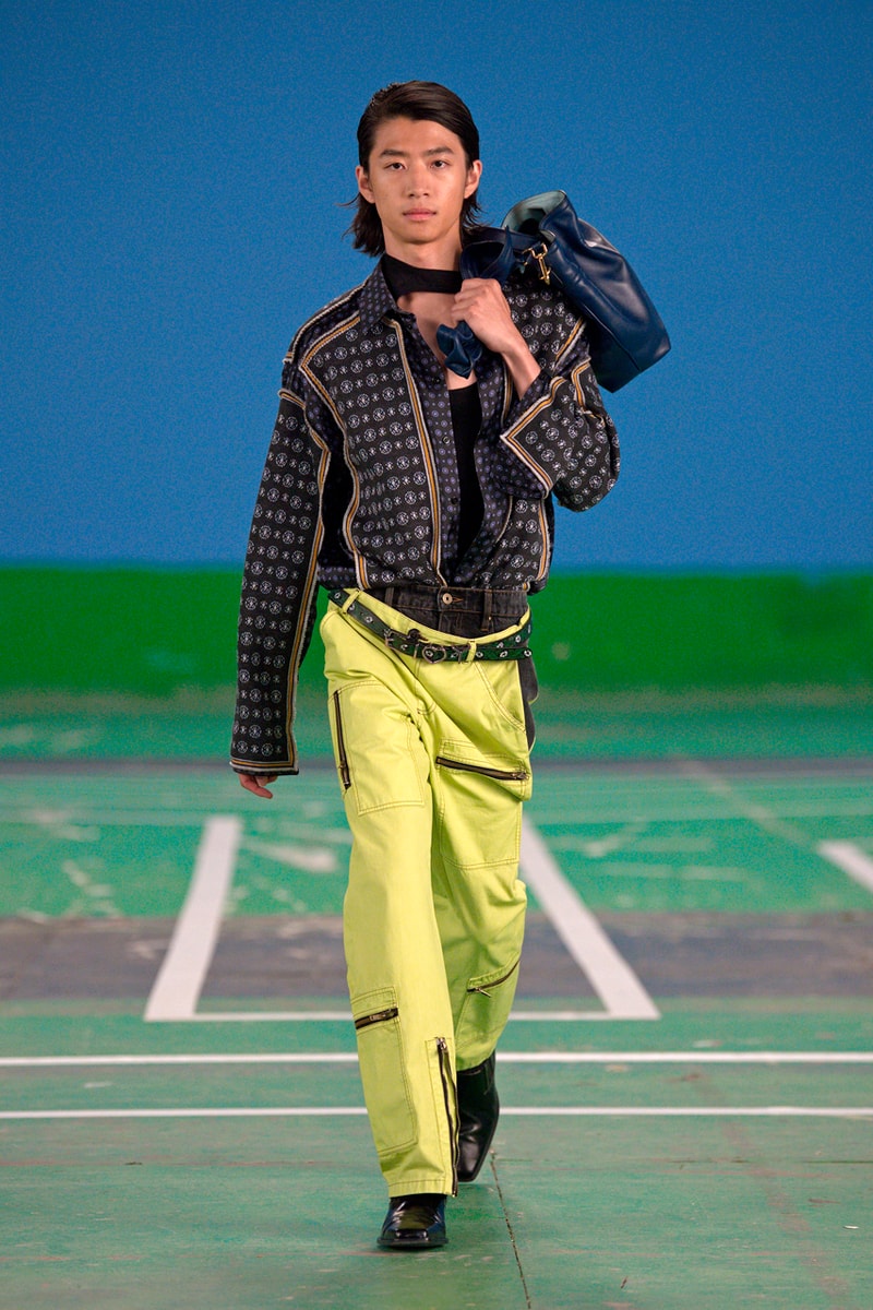 Y/Project Spring/Summer 2022 x Fila Collaboration Glenn Martens Anniversary Collection Capsule Runway Looks Lookbook Sneakers Shoe Partnership
