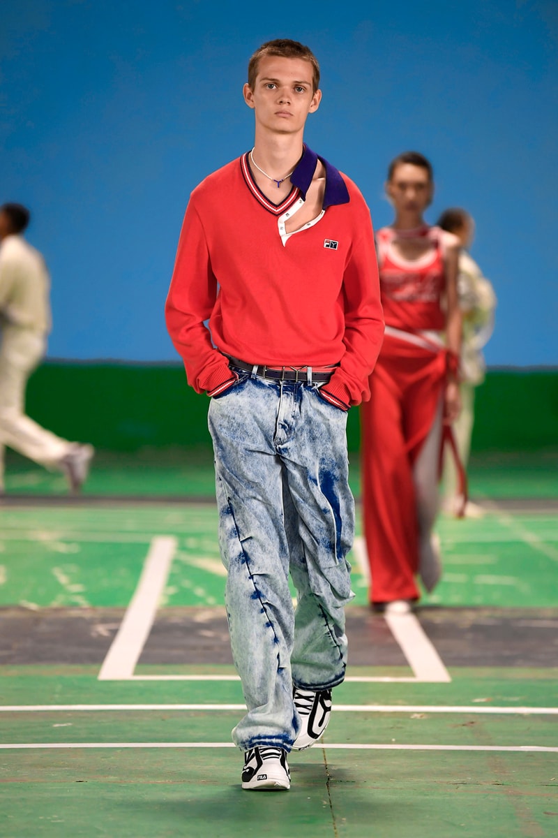 Y/Project Spring/Summer 2022 x Fila Collaboration Glenn Martens Anniversary Collection Capsule Runway Looks Lookbook Sneakers Shoe Partnership