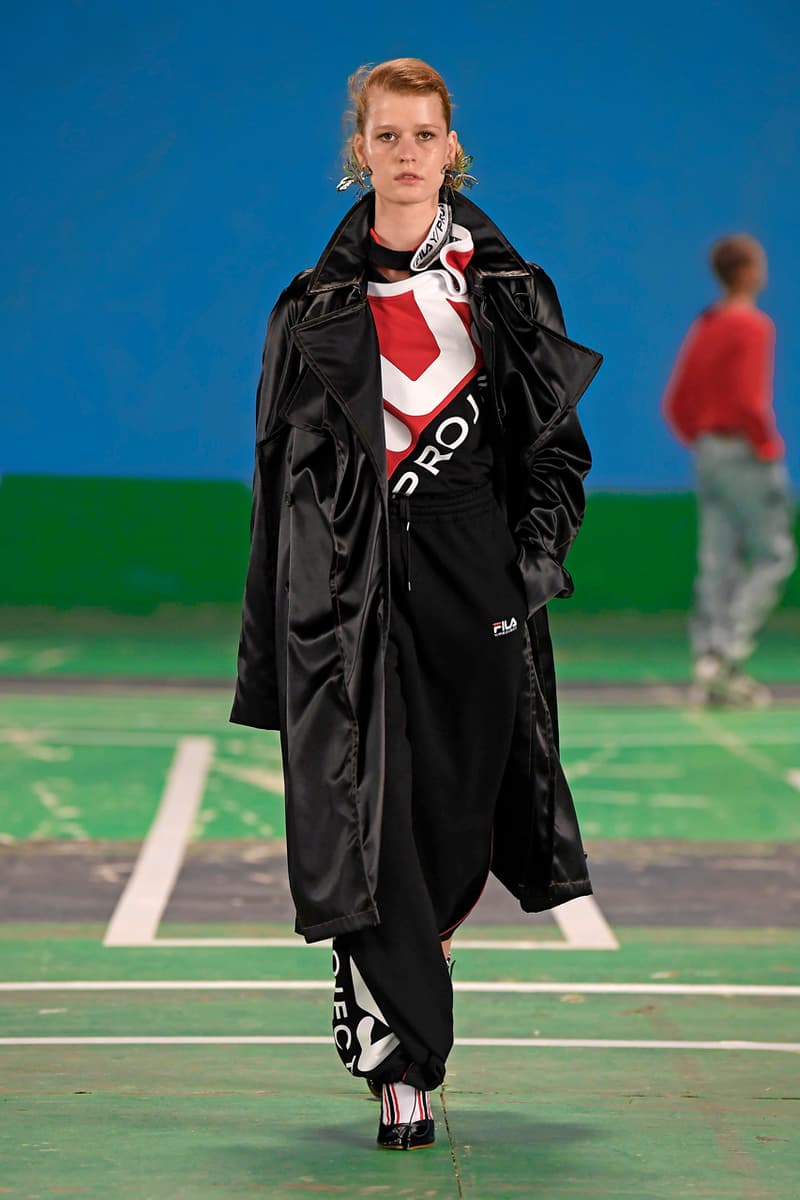 Y/Project Spring/Summer 2022 x Fila Collaboration Glenn Martens Anniversary Collection Capsule Runway Looks Lookbook Sneakers Shoe Partnership