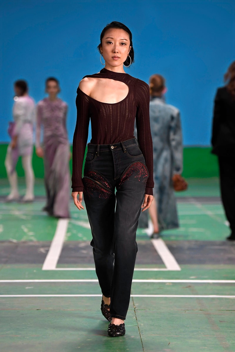Y/Project Spring/Summer 2022 x Fila Collaboration Glenn Martens Anniversary Collection Capsule Runway Looks Lookbook Sneakers Shoe Partnership