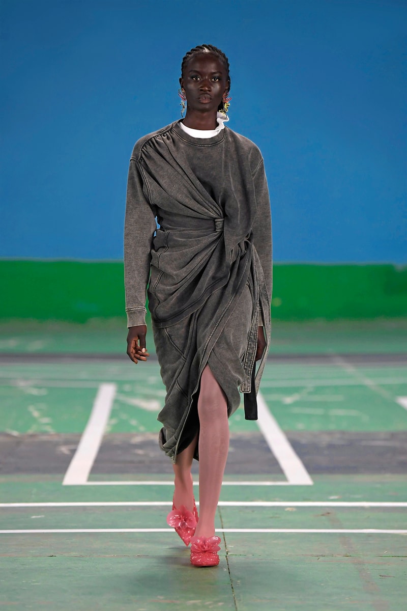 Y/Project Spring/Summer 2022 x Fila Collaboration Glenn Martens Anniversary Collection Capsule Runway Looks Lookbook Sneakers Shoe Partnership