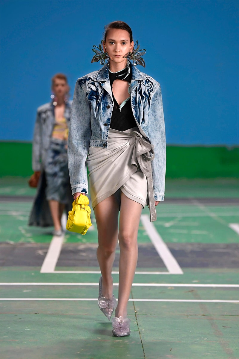 Y/Project Spring/Summer 2022 x Fila Collaboration Glenn Martens Anniversary Collection Capsule Runway Looks Lookbook Sneakers Shoe Partnership