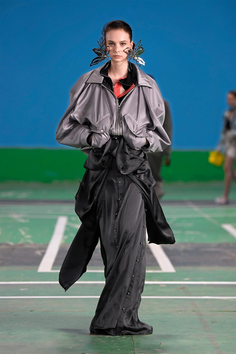 Y/Project Spring/Summer 2022 x Fila Collaboration Glenn Martens Anniversary Collection Capsule Runway Looks Lookbook Sneakers Shoe Partnership