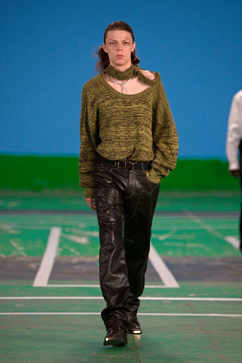 Y/Project Spring/Summer 2022 x Fila Collaboration Glenn Martens Anniversary Collection Capsule Runway Looks Lookbook Sneakers Shoe Partnership