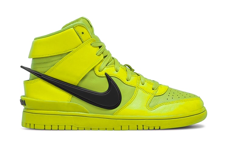Yoon Confirms AMBUSH x Nike Dunk High "Flash Lime" Release