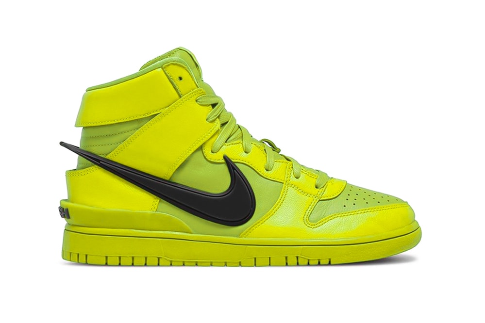 Yoon Confirms AMBUSH Nike Dunk High Flash Lime Release Info Chicago 