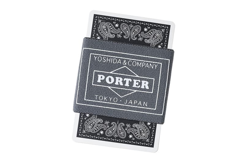 Nintendo Bespoke PORTER PLAYING CARDS Info games japanese Yoshida & Co vintage black orange olive retro Japan poker 