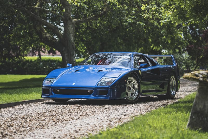 1989 Ferrari F40 For Sale Blue F40BLU Sam Moores Automotive Photographer YouTuber The Market Bonhams Custom Rare Italian Supercar V8