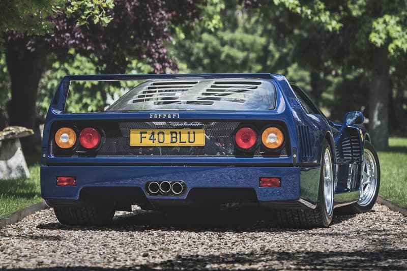 1989 Ferrari F40 For Sale Blue F40BLU Sam Moores Automotive Photographer YouTuber The Market Bonhams Custom Rare Italian Supercar V8