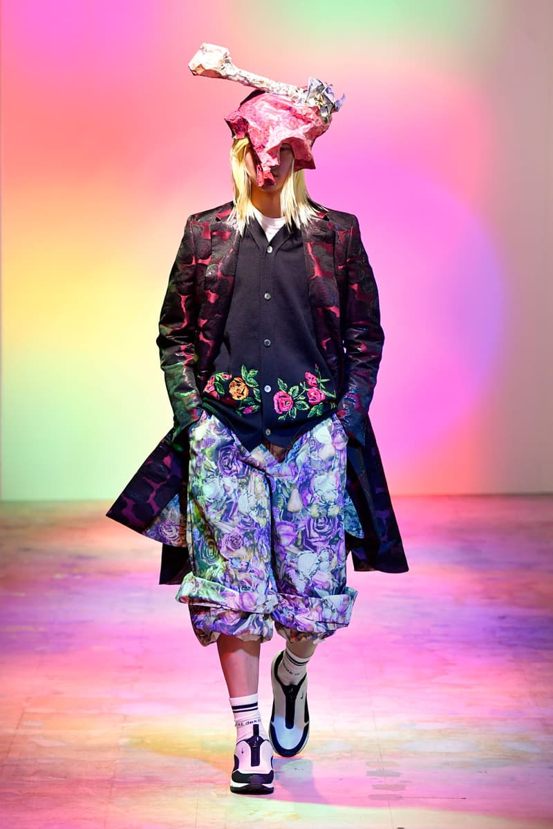 Comme Des Garçons Homme Plus SS22 Collection Showcases Flowers in Full Bloom