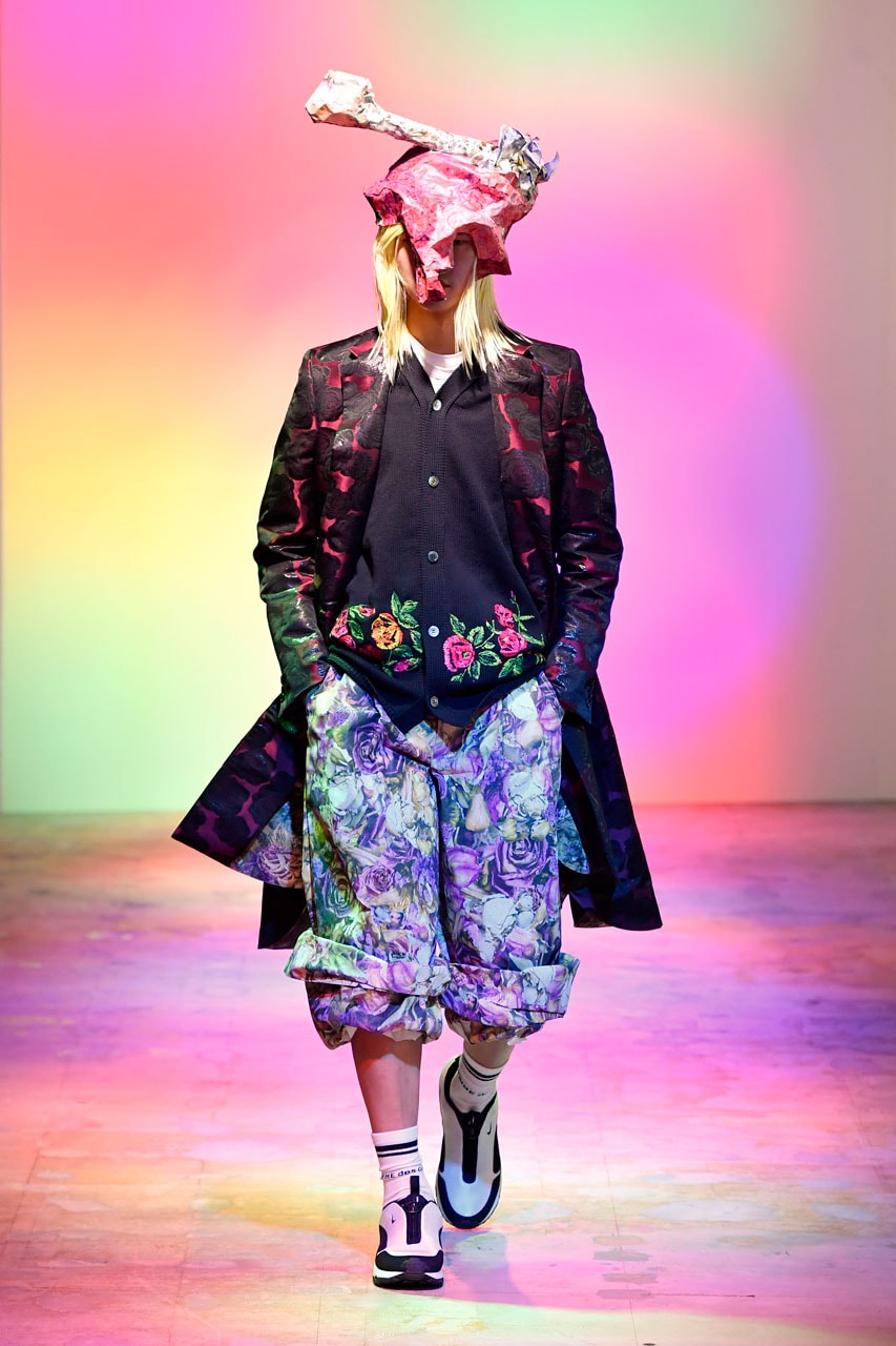 Comme Des Garçons Homme Plus SS22 Collection Showcases Flowers in Full Bloom