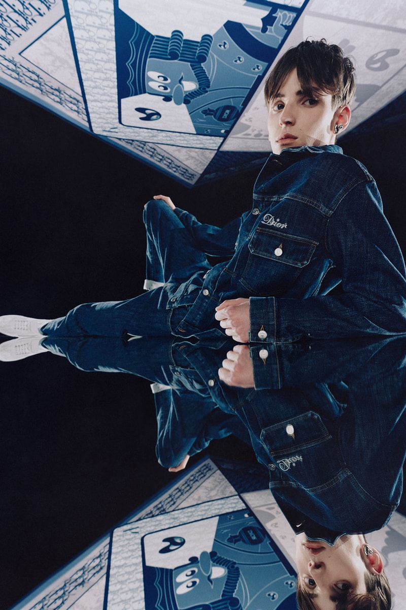 Dior Unveils Capsule Collection with Kenny Scharf playing cards fashion release