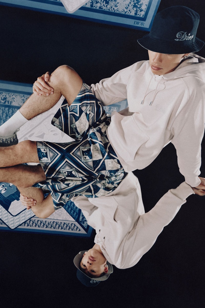 Dior Unveils Capsule Collection with Kenny Scharf playing cards fashion release