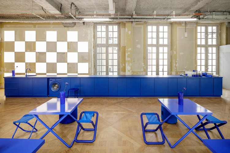 Dover Street Market Paris Opens a Cobalt Blue Cafe Inside a 17th Century Mansion